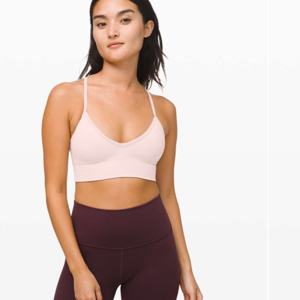 Lululemon Ebb To Street Bra II Pink Bliss